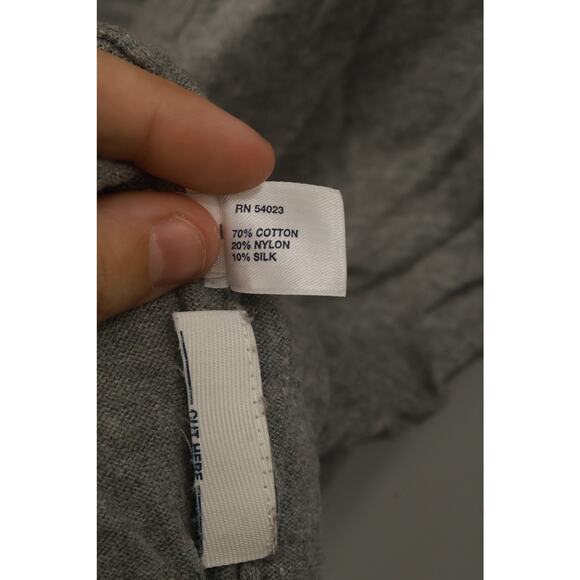 Gap Women's Snap Button Front Cardigan Sweater V-Neck Long Sleeve Size M Gray - Picture 6 of 6